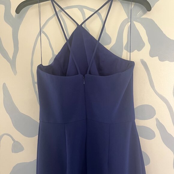 Liv Foster Twill Halter Mermaid Gown Size 2, NWOT never worn! - Picture 7 of 7